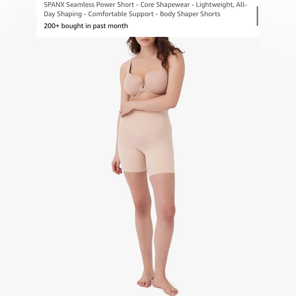 Spanx high waste tummy control shorts, size Medium